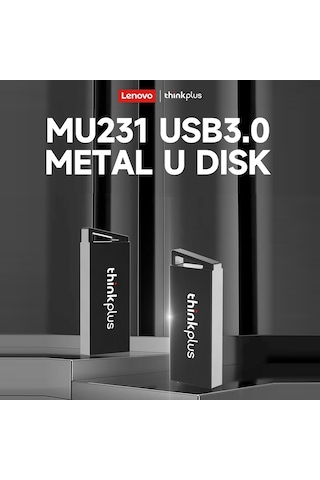 Vkemall Lenovo Thinkplus Mu231 Usb3.0 16gb Usb Bellek, Çinko Alyüminyum Kasa, Şok Ve Zıplama Dayanıklı, Hızlı Veri Transferi, Taşınabilir Tasarım