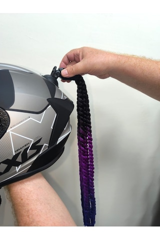 Akgüneş Kadın Kask Saçı Mor