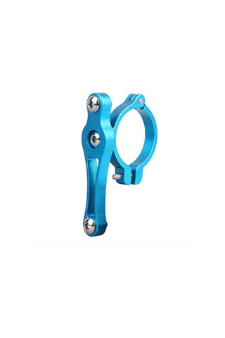 Fosenze Alüminyum Çelik Bisiklet Su Şişesi Tutucu Adaptörü - Ayarlanabilir, Sağlam Tutma, Tek Vida - Mavi