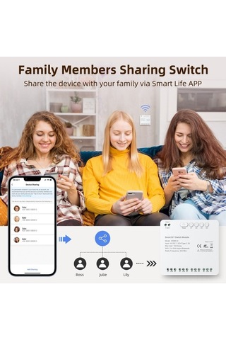 Didadodo Tuya Wifi Anahtar Modülü: Akıllı Ev Yönetimi Ve Kolay Ses Kontrolü Tuya Wifi