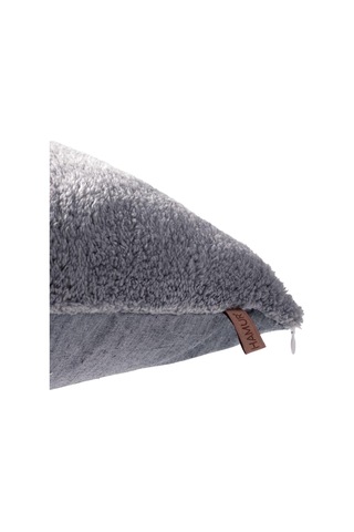 İskandinav Bohem 2 Li Teddy Puffy Kırlent Kılıfı 43x43 Cm Gri Genel