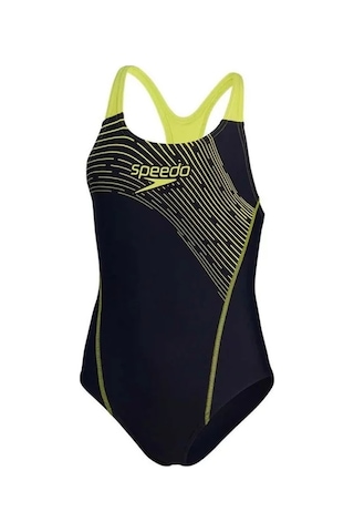 Speedo Tek Parça Kadın Yüzme Mayosu Siyah-yeşil Siyah-yeşil