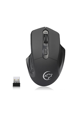 Maiyame Kablosuz 2.4ghz Siyah Abs Mouse, 2400 Dpı, Usb Alıcılı, 10m Menzil, Windows/mac Uyumlu G838