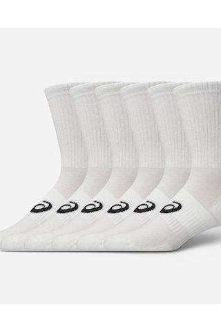 Asics 6 Pack Crew Sock Beyaz Koşu Çorabı 3033c302-100