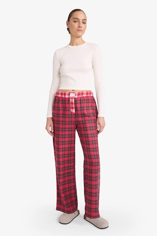 Defacto Regular Fit Flanel Kareli Pijama Altı-fall İn Love G1604ax25wngn380 Yeşil-gn380