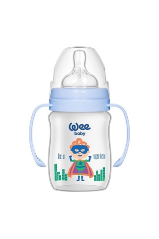 Wee Baby Klasik Plus Gen.Ağızlı Kulplı PP.Biberon 150 Ml
