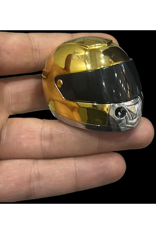 Sarı Mini Kask Gazlı Çakmak 709729