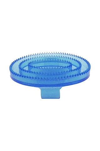 Elmpaly Mavi At Tımar Tarak - Sağlam Fırça Masajlı Aygır Bakımı