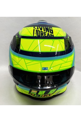Mt Targo S Diogo Moreira C7 Şeffaf Vizörlü V-14B Kapalı Kask