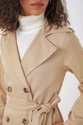 Gabria Ön Düğmeli Trenchcoat Bej