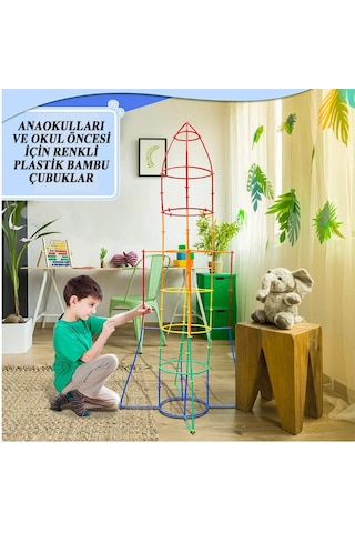 Eğitici Bambu Çubuklar 300 Parça 1 Paket Heroes Eğitici Bambu Çubuk 300 Lü 1 Paket