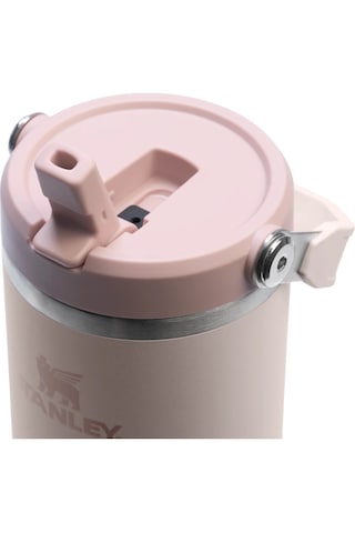 Stanley Kişiye Özel The Iceflow Flip Straw Pipetli Termos Bardak Stanley 0.89 L Özel İsimli Açık Pembe