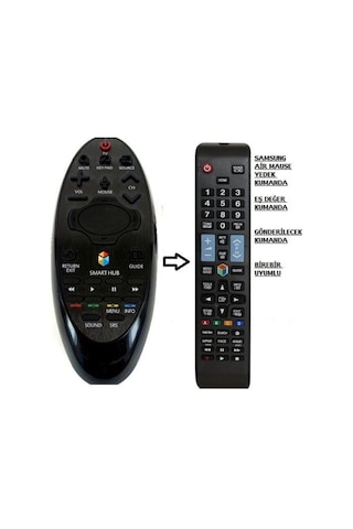 Samsung Uyumlu Sihirli Air Mouse Smart TV Yedek Kumandası Samsung Uyumlu Sihirli Air Mouse Smart TV Yedek Kumandası