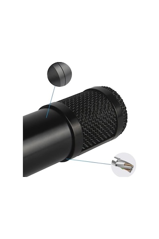 Kondanser Mikrofon, Ses Kaydı Ve Yayın İçin Uygun, +48v Phantom Power