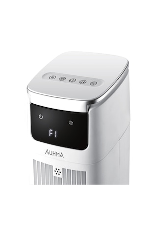 Auhma Acfn05 43" Kule Tipi Vantilatör Beyaz 45w Sessiz Çalışma 3 Hız Kademesi Led Dokunmatik E
