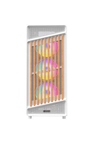 Fazeon F19 750w 80plus Bronze 4x120mm Argb Fanlı Atx Beyaz Bilgisayar Kasası