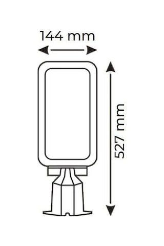Helıos 100w Beyaz Sensörlü Kumandalı Solar Sokak Armatürü - Beyaz Işık 6500k Hs-3867