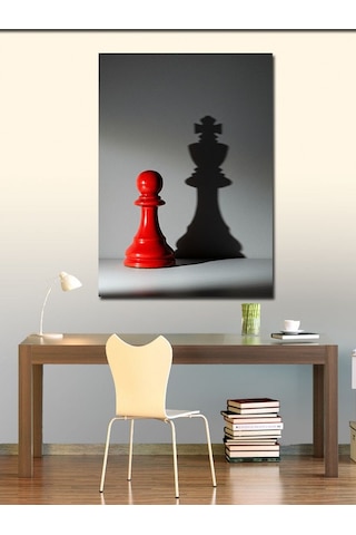 Kanvas Tablo Şah Ve Piyon 50cmx70cm
