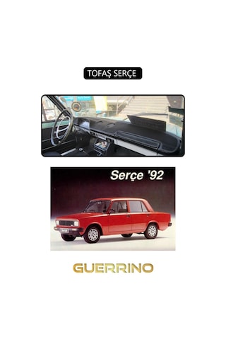 Tofaş Serçe Torpido Koruma Halısı Siyah Kenar Uyumlu