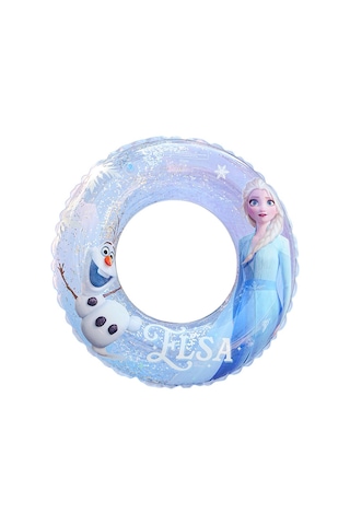 Disney Frozen Prenses Elsa Çocuk Deniz Havuz Kolluk Ve Simit Yüzme Seti Mavi