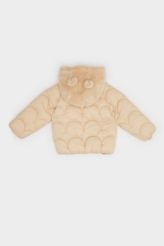 Defacto Erkek Bebek Kapüşonlu Fermuarlı Kapitoneli Mont E8211a525aubg65 Bej