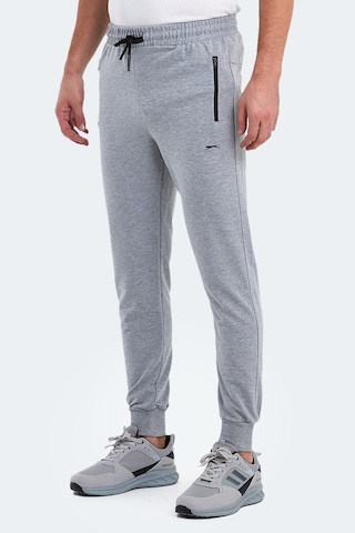 Slazenger Ofer In Erkek Fermuar Cepli Gri Eşofman Altı Gri