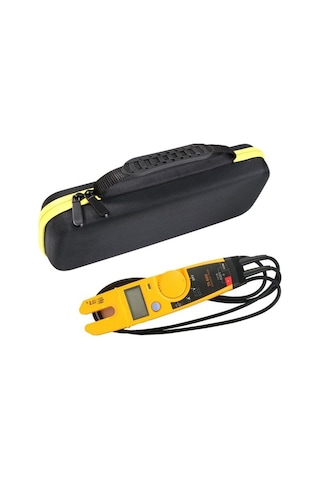 Besthome1 Fluke T5-1000/t5-600 İçin Dayanıklı Poşetli Multimetre Taşıma Kılıfı Siyah Siyah