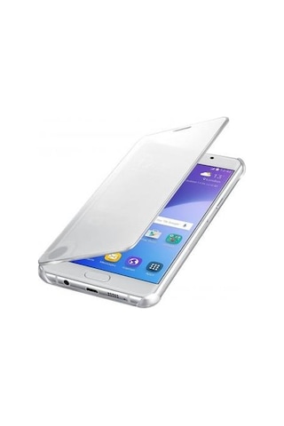 Galaxy A5 2016 A510f İle Uyumlu Clear View Cover Gri Ef-za510csegww