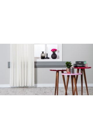 Massarelli Keten Folded Tül Krem 1-3 Sık Pile