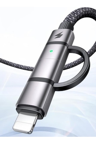 Mcdodo CA-0450 2 İn1 36 W Type-C Şarj Kablosu 1.2 M Siyah