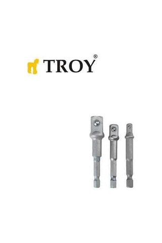 Troy 26132 Somun Lokma Adaptör Seti 3 Lü Set 1-4-3-8-1-2