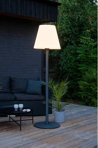 Gardenlıght Kreta Dış Mekan Ayaklı Lamba 184 Cm, E27 Duy, 5 M Kablo, Siyah/beyaz Çok Renkli