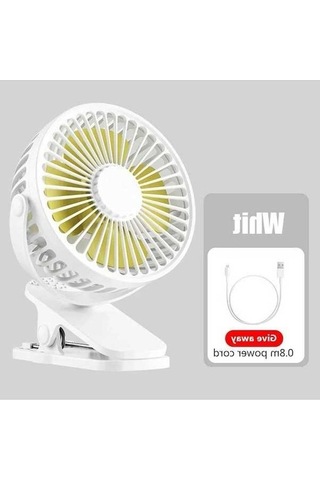 Novahub Taşınabilir Mini Usb Fan, Sessiz Masaüstü Fan, Yüksek Hızlı, 144-white, Çocuk Ve Yetişkinler İçin 01