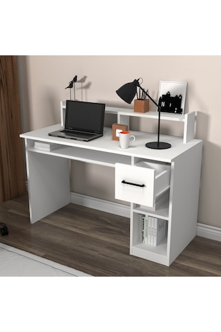 Arnetti Eslem Çalışma Bilgisayar Masası Beyaz