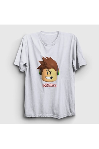 Adrift Kod:presmono Unisex Beyaz Kid Roblox T-shirt 30958tt Beyaz