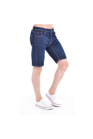 Cedy Denim Erkek Kot Şort Slim Fit Jean Şort - C342 Lacivert