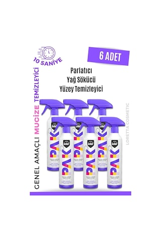 Selsil Pak 6 Lı 500 Ml Mucize Köpük Temizleyici Sprey