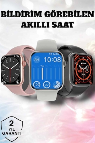 Akıllı - 454 - Saat Adım Sayar, Atışı İzleme Dokunmatik - Csmo-tex - Bluetooth Bağlantılı