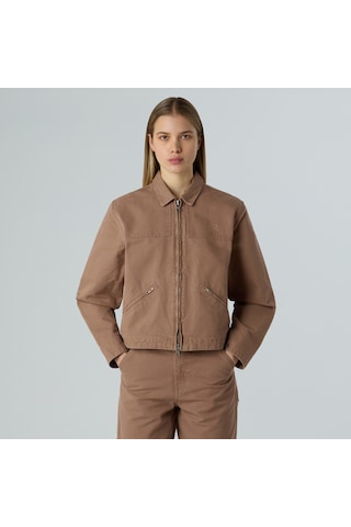 The North Face Cedar Canvas Work Jacket Kadın Ceket-32318 Kahverengi