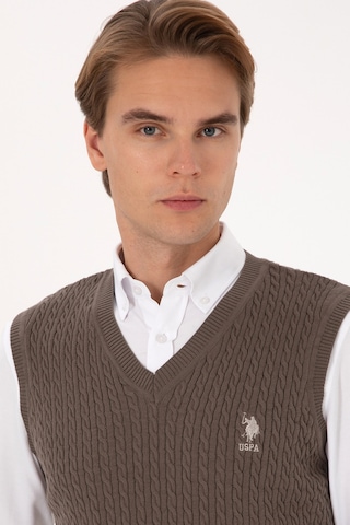 U.s. Polo Assn. Erkek Vizon Süveter 50318160-vr052 Vızon