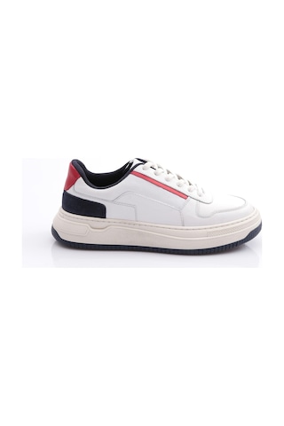 Pabucıx Pabucix Lucas Erkek Bağcikli Sneaker Ayakkabi Beyaz
