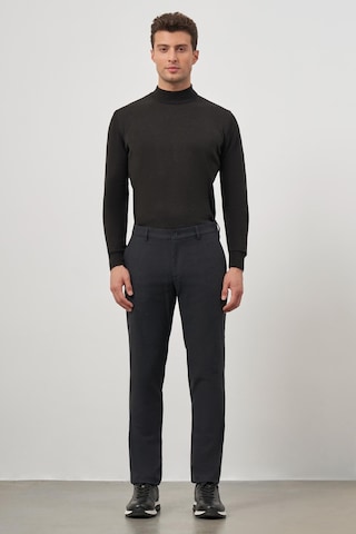 İmza Koyu Lacivert Düz Gabardin Slim Fit Casual Pantolon 1003245108 Koyu Lacivert