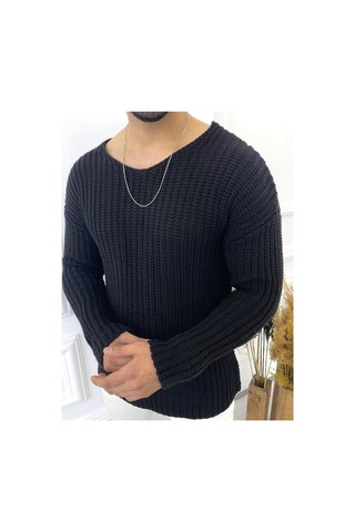 Elku Moda Elkumoda Kazak Oversize Triko Bol Kesim Salaş Kazak-2823