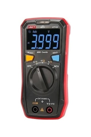 Unı-t Dijital Akıllı Ölçü Aleti Otomatik Kapanma Ncv + Isı Ölçme