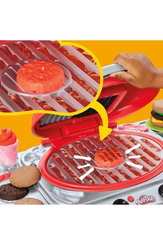 Play Doh Işıklı Ve Sesli Sizzlin Izgara Oyun Seti G0500 Çok Renkli