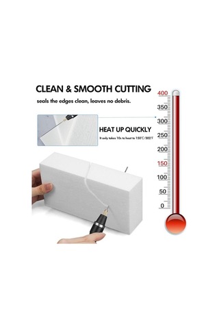 Wealthglow Köpük Kesici Sıcak Tel Bıçağı Köpük Kesici Alet Seti 3 Strafor Kesme Makinesi Kalemi, El Sanatları Dıy Ab Fişi Uçlar Renkli 1vhjf0