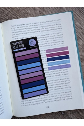 Muse Home Store Kitaplar İçin Kendinden Yapışkanlı Kitap Ayraç Çıkartması Seti 445365561