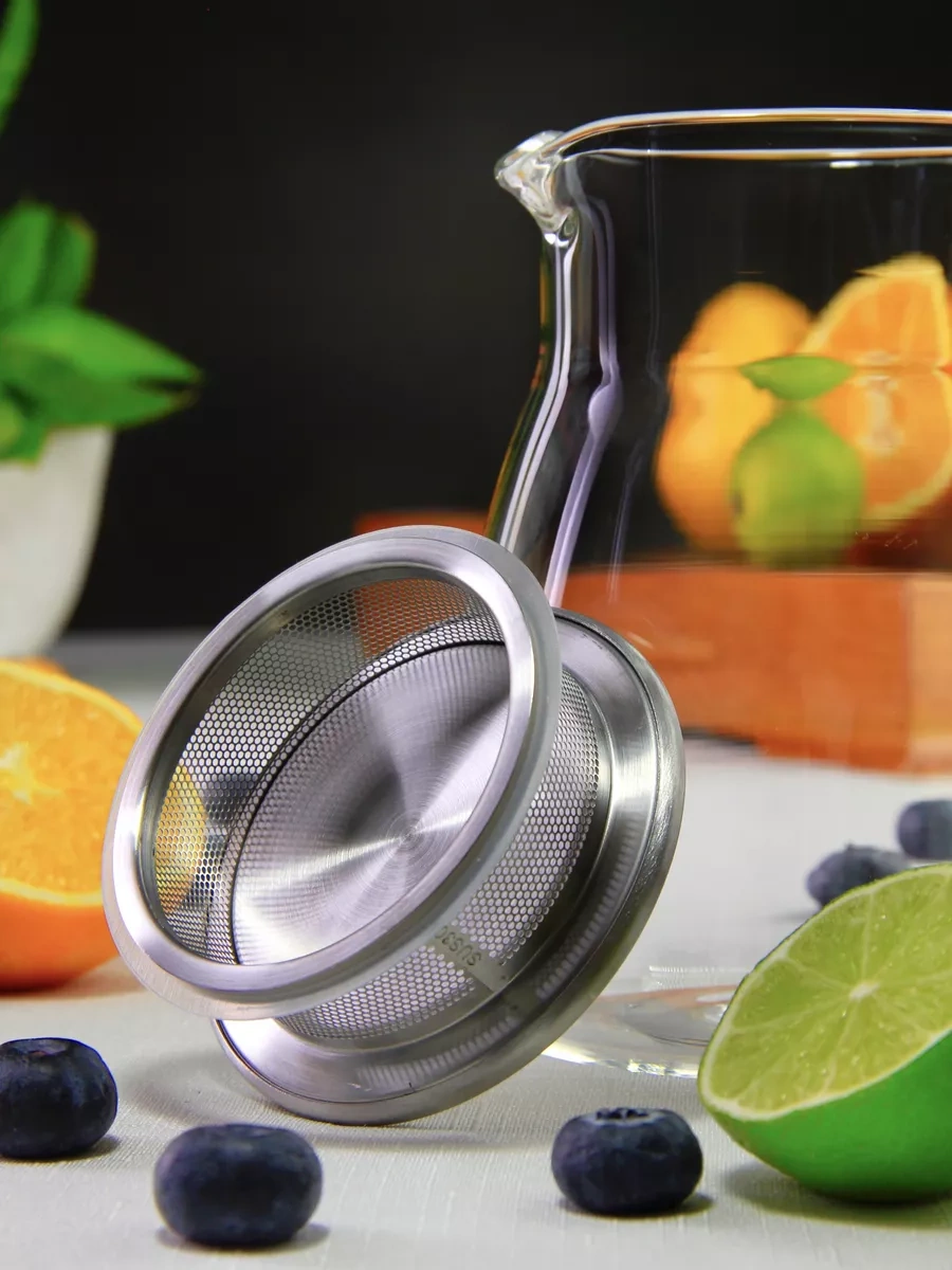 Teastar 800 Ml Cam Demlik Çaydanlık, Süzgeçli 198496796 Beyaz