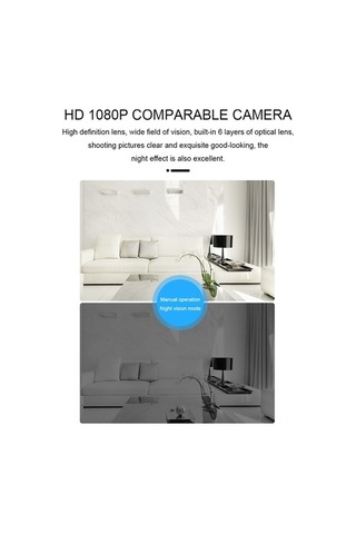 Dancemonkey A11 Akıllı Wifi Kamera: 1080p, 150 Açı, Hareket Algılama, Dahili Pil, Siyah