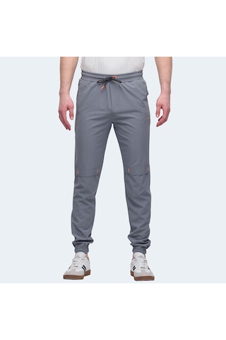 Slazenger NADJA Erkek Cepli Dar Paça Koyu Gri Eşofman Altı